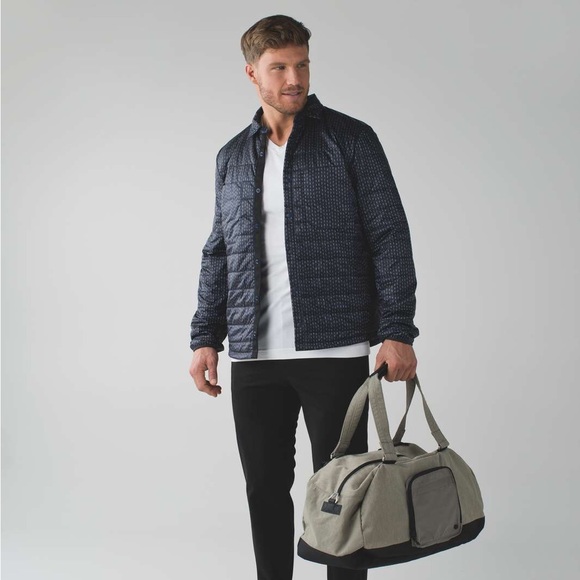 lululemon athletica Other - Lululemon Ukee Jacket Light Years Silver Spoon Deep Navy Quilted XXL